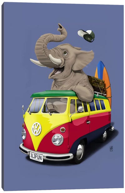 Pack-the-trunk III Canvas Art Print - Volkswagen