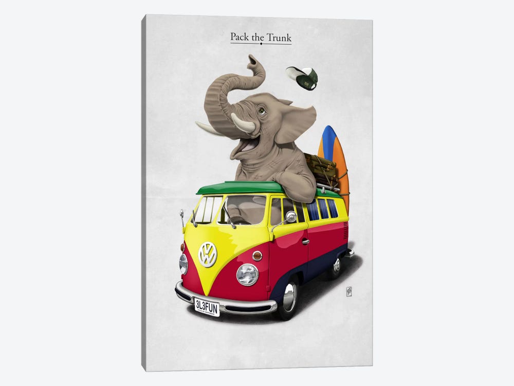 Pack-the-trunk I by Rob Snow 1-piece Canvas Art