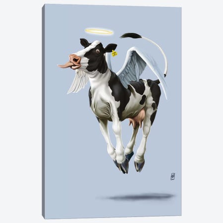 Holy Cow III Canvas Print #RSW89} by Rob Snow Art Print