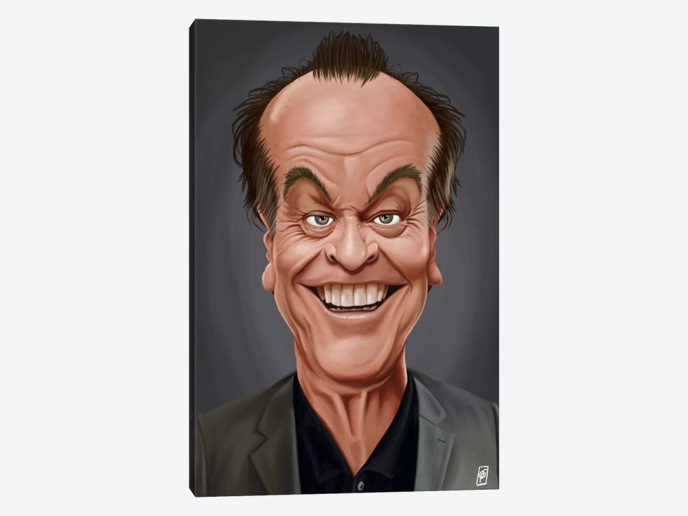 Jack Nicholson I by Rob Snow 1-piece Canvas Art Print
