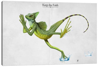 Keep The Faith Canvas Art Print - Rob Snow
