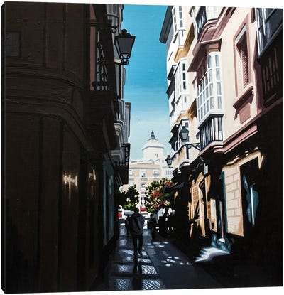 Wide Street I Canvas Art Print - Community Of Madrid Art