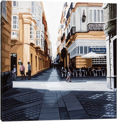 San Jose Street Canvas Art Print - Madrid Art