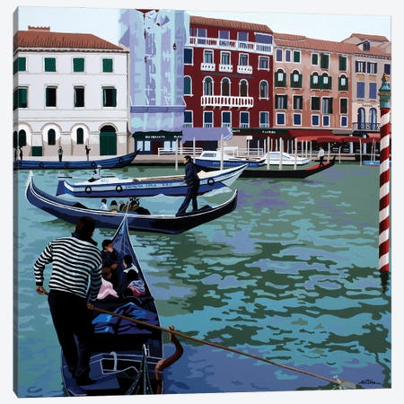 In Venice Canvas Print #RSX18} by Rosana Sitcha Canvas Print