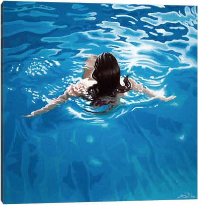 Submerged IX Canvas Art Print - Rosana Sitcha