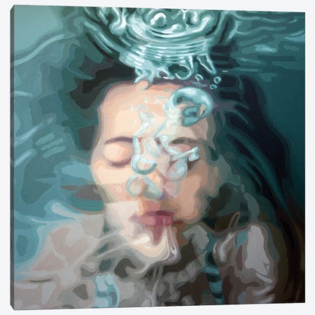 Anonymous Submerged VII Canvas Print #RSX5} by Rosana Sitcha Canvas Wall Art
