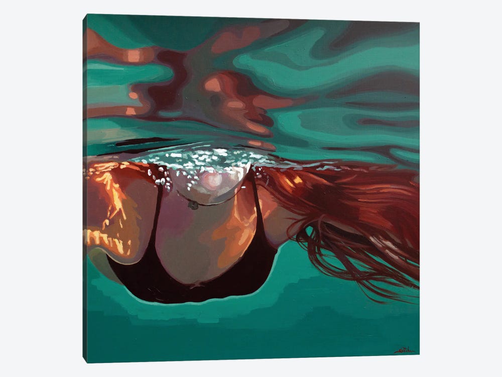 Anonymous Submerged X by Rosana Sitcha 1-piece Art Print
