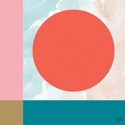 Boho Sunrise by George Rosaly framed canvas print