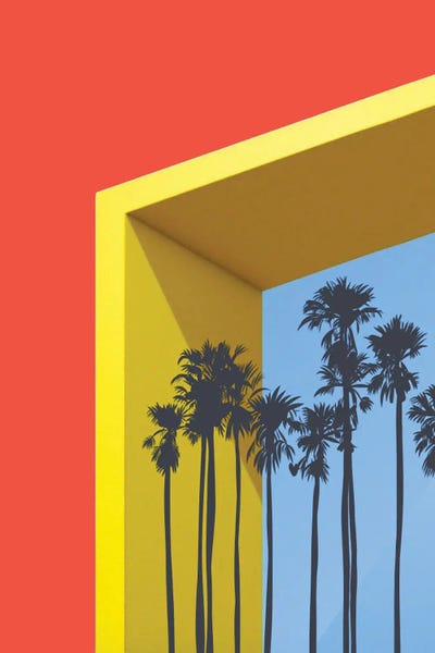 Large Modern Art - Canvas Prints: This Is My Happy Place by George Rosaly