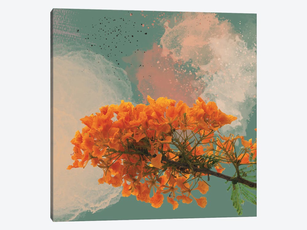 The Flamboyant Royal Poinciana by George Rosaly 1-piece Canvas Artwork