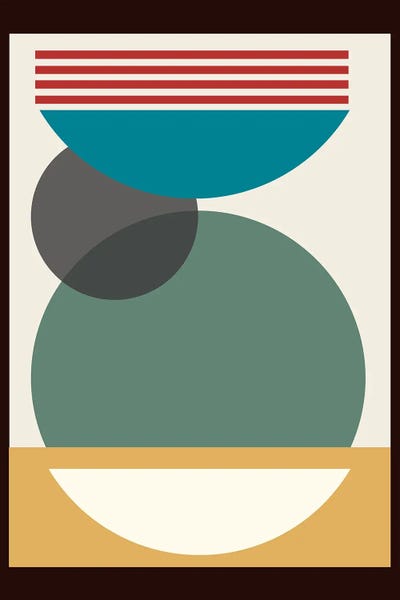 Space City Abstract by George Rosaly canvas print