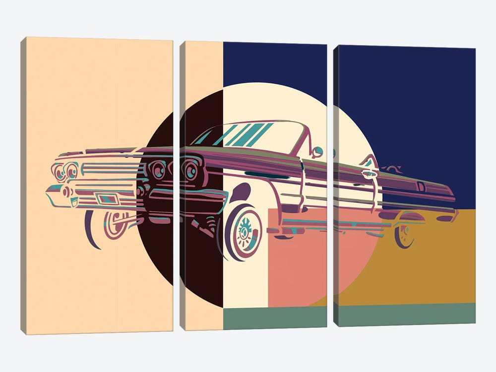 South Side by George Rosaly 3-piece Art Print