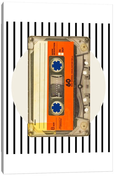 Screw And Chop Canvas Art Print - Cassette Tapes