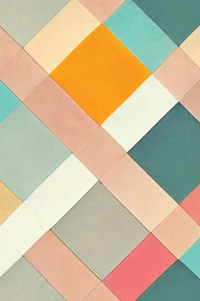 90s Chic by George Rosaly multi panel art