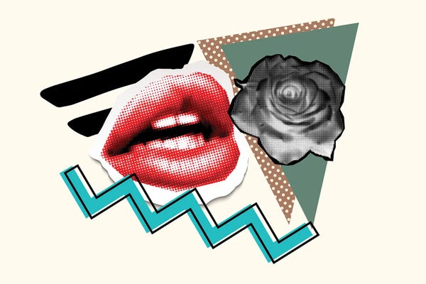 Lips: Retro Style by George Rosaly