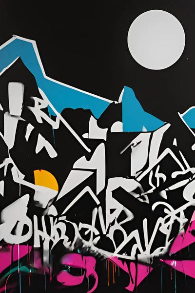 Street Art: Moonlit Metropolis by George Rosaly