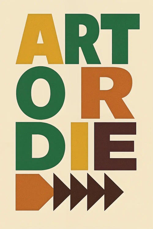 Art Or Die by George Rosaly wall art