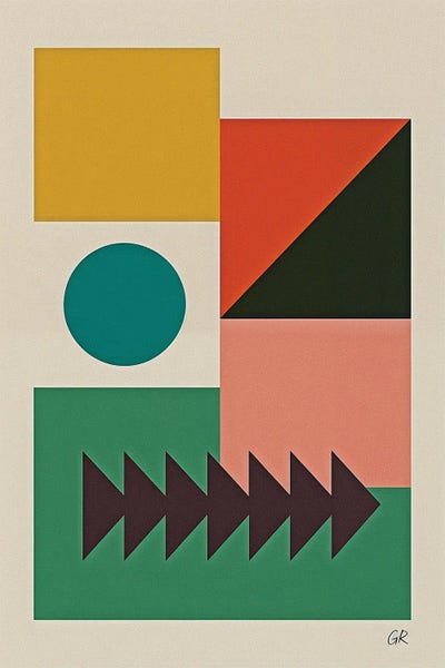 Power Structure by George Rosaly framed canvas print