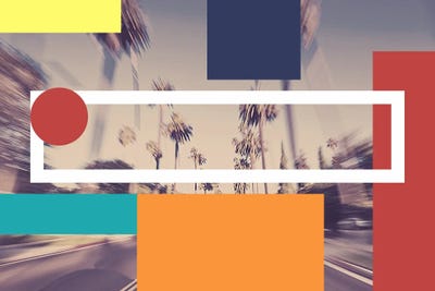 Beverly Hills Lining by George Rosaly canvas print