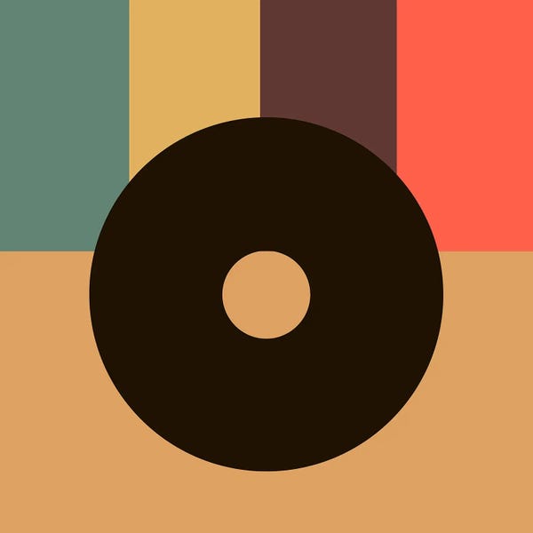 Retro Geo Abstracts: Bohemian Record Store by George Rosaly