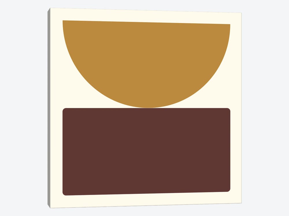 Gold Abstract by George Rosaly 1-piece Art Print