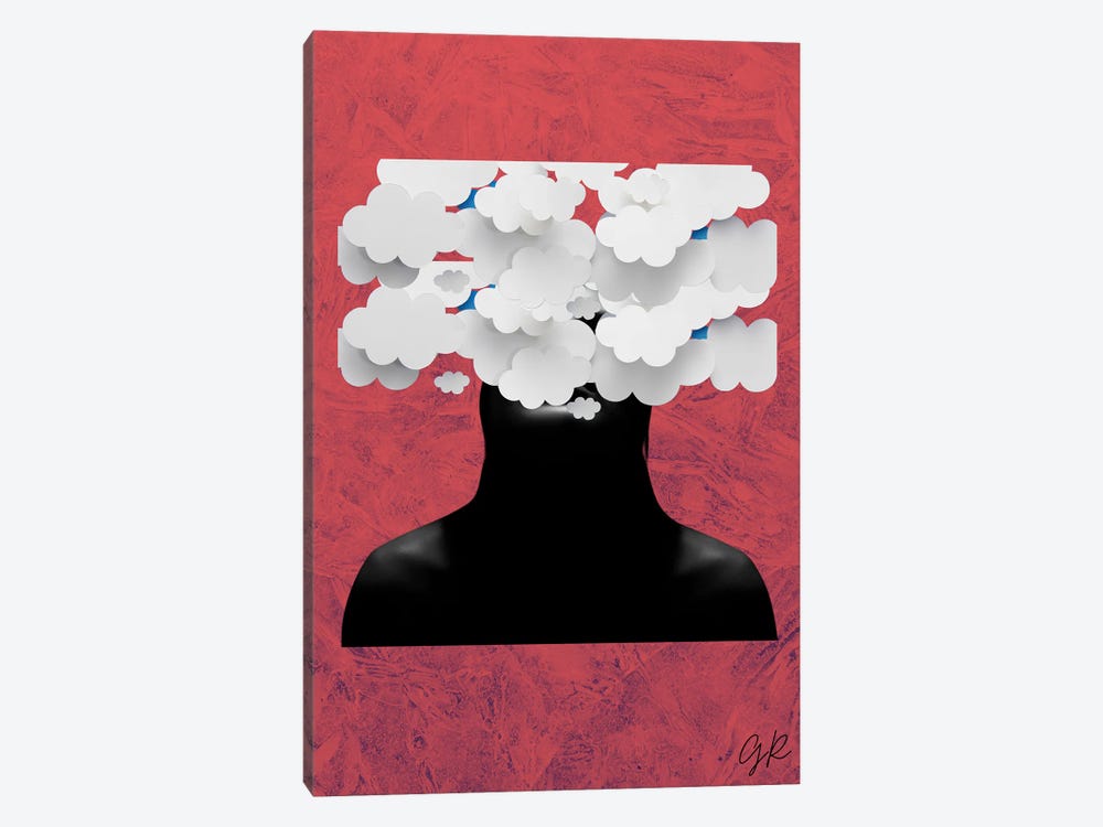 Head Over The Clouds by George Rosaly 1-piece Canvas Art