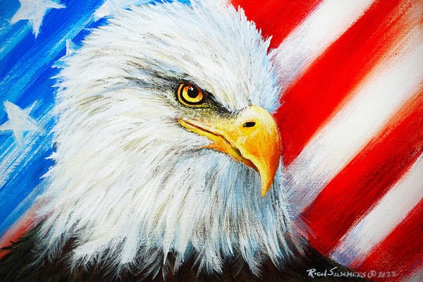 American Flags: American Eagle by Richard Summers