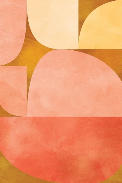 Circular Abstract: Mid Century Modern IX by Ana Rut Bré