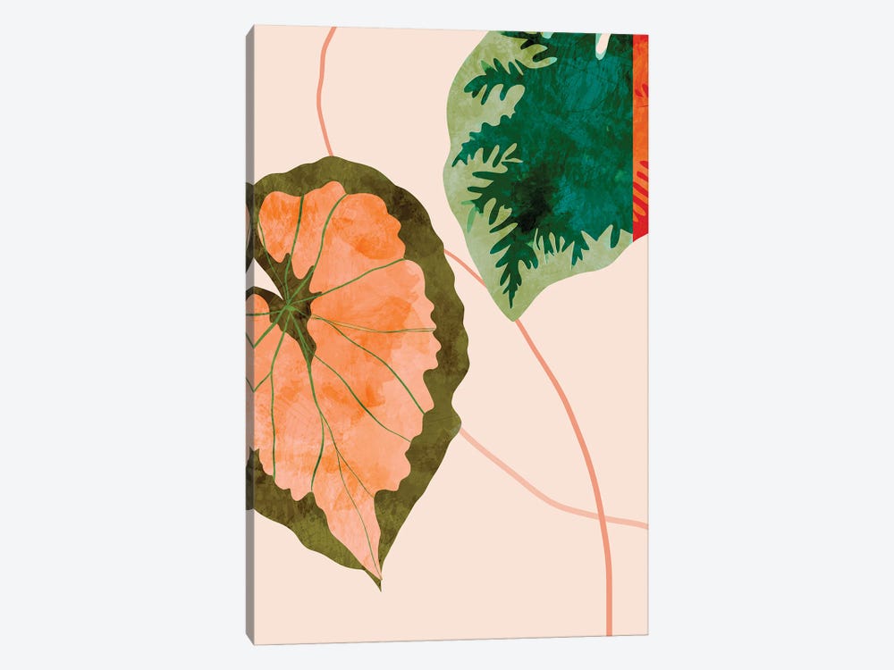Tropical Leaves I by Ana Rut Bré 1-piece Canvas Print