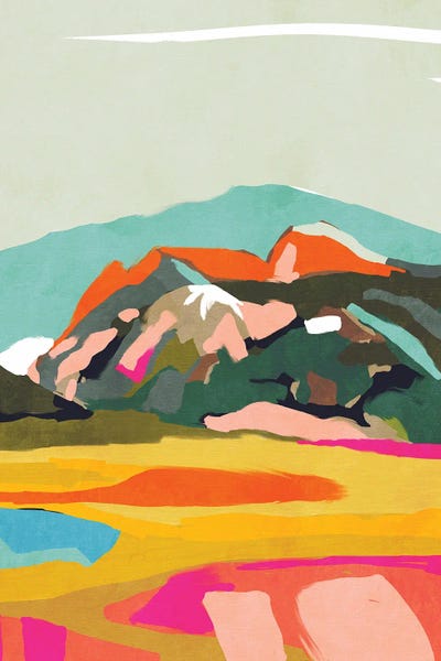 Colorful Abstracts: Landscape II by Ana Rut Bré