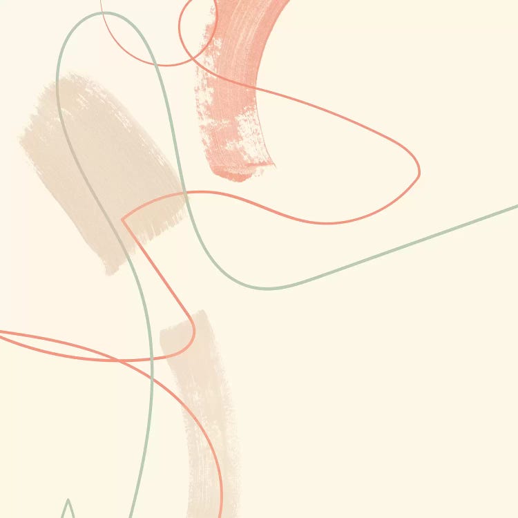 Dance Lines Mid Century Modern I by Ana Rut Bré wall art
