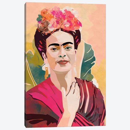 Frida Kahlo Canvas Print #RTB18} by Ana Rut Bré Canvas Art