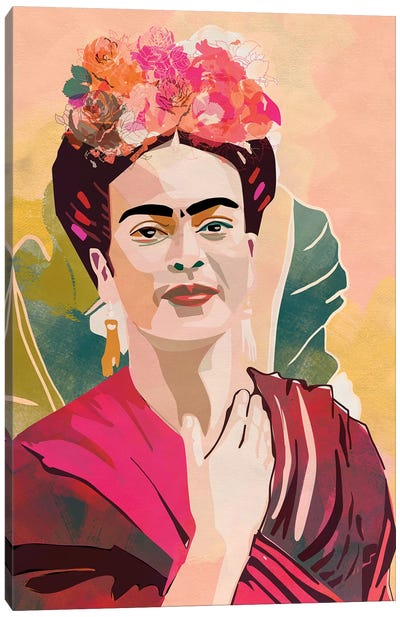 Frida Kahlo Canvas Art Print - Ana Rut Bré