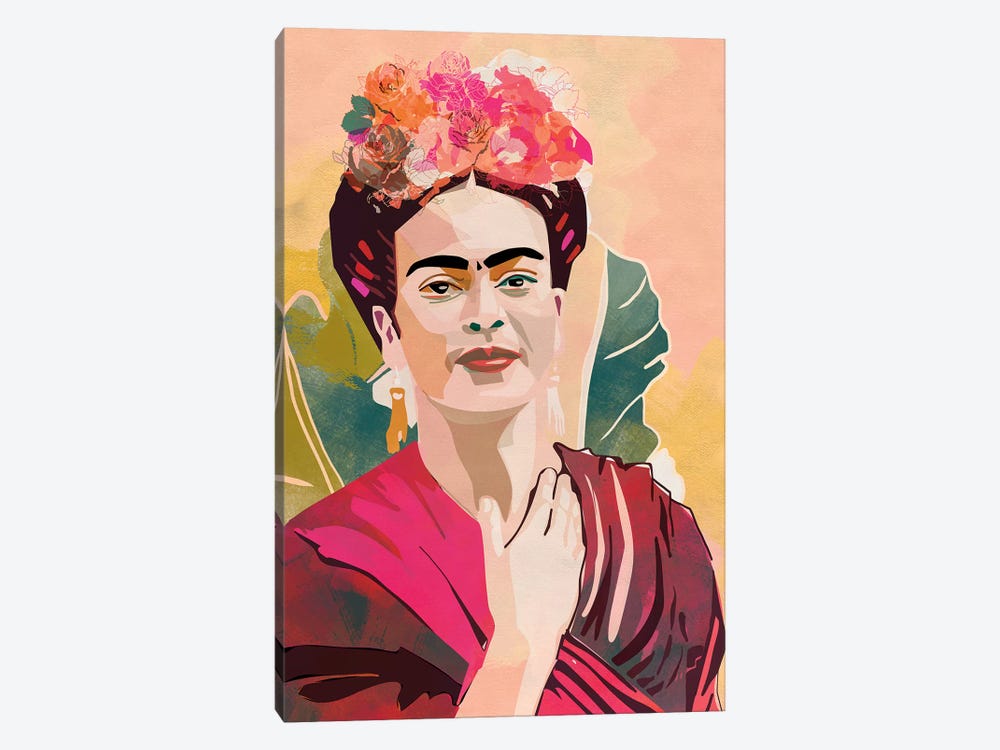 Frida Kahlo by Ana Rut Bré 1-piece Canvas Print