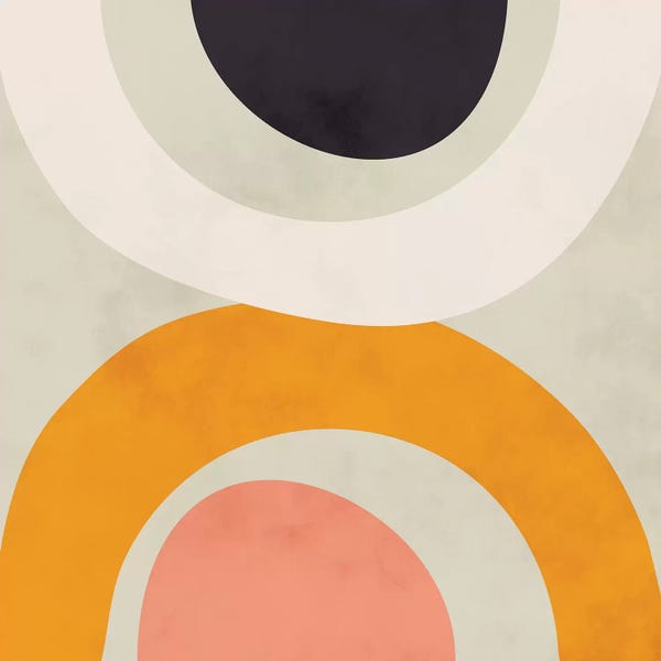 Circular Abstract: Geometric Art I by Ana Rut Bré