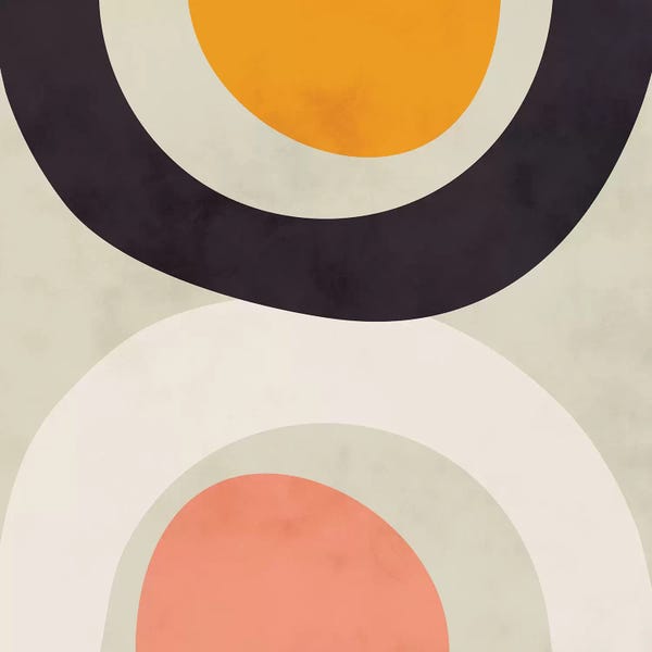 Circular Abstract: Geometric Art II by Ana Rut Bré