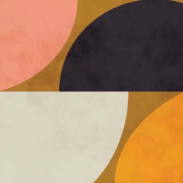 Vintage & Retro Bedroom: Geometric Art III by Ana Rut Bré