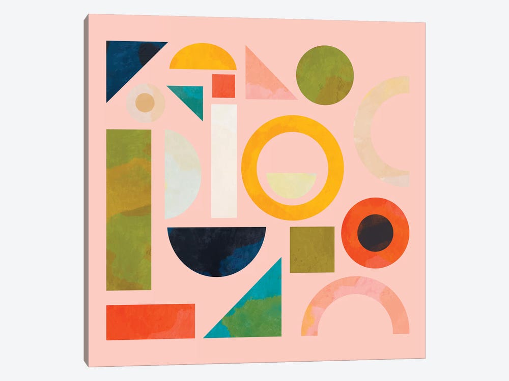 Geometric Play Modern Art by Ana Rut Bré 1-piece Canvas Art
