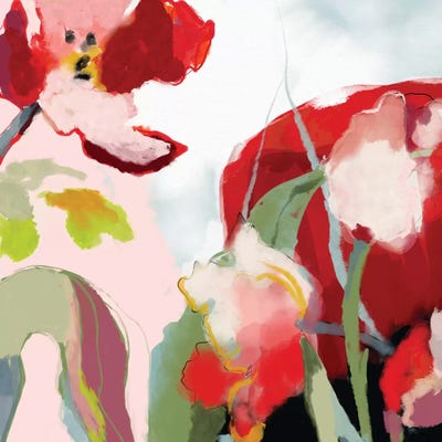 Abstract Bloom Square by Ana Rut Bré framed wall art