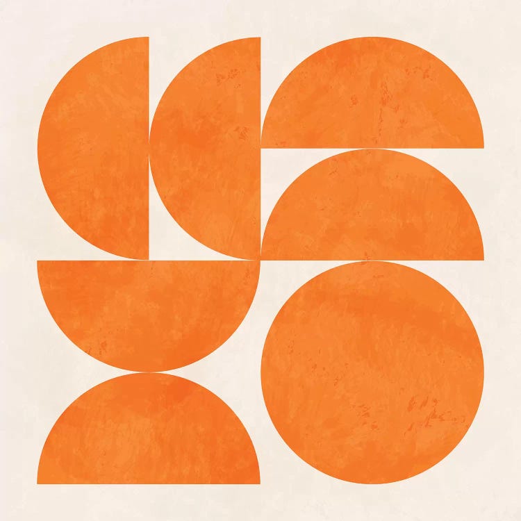 Geometric Shapes Orange