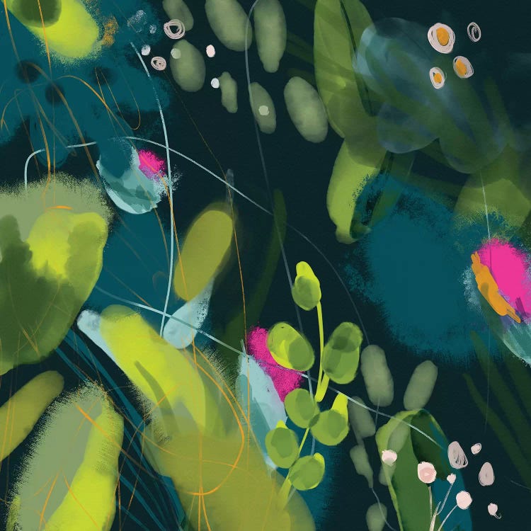 Jungle Feaver Leaves by Ana Rut Bré wall art