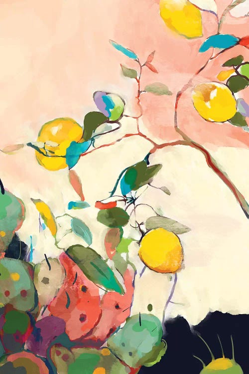 Lemon Tree Cacti by Ana Rut Bré wall art