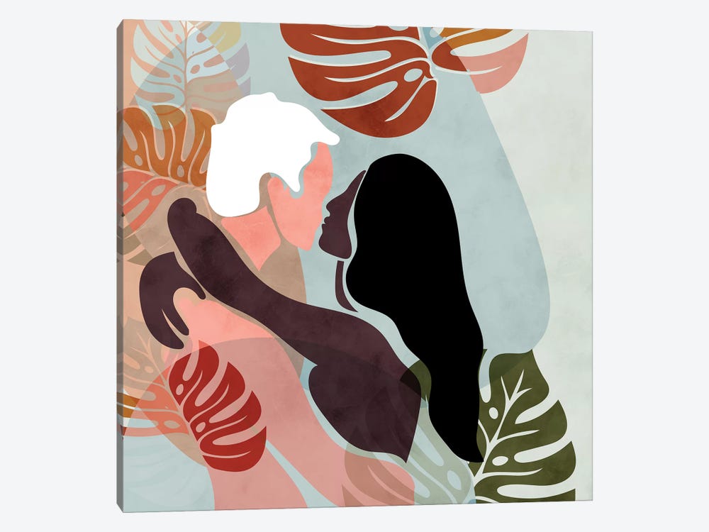Love Hugs by Ana Rut Bré 1-piece Canvas Art Print