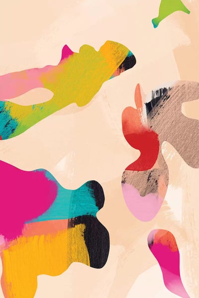 The Cut Outs Collection: Abstract Bright Color Modern by Ana Rut Bré