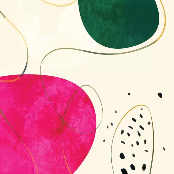 Ana Rut Bré: Minimal Pink Shape by Ana Rut Bré