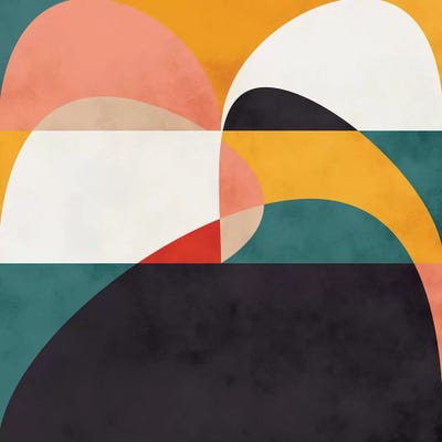 Modern Shapes VI by Ana Rut Bré framed wall art