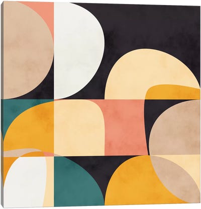 Modern Shapes VIII Canvas Art Print - Abstract Shapes & Patterns