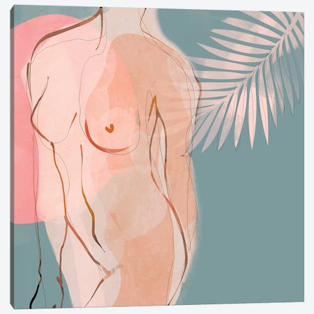 Nude Minimal Canvas Print #RTB62} by Ana Rut Bré Canvas Print