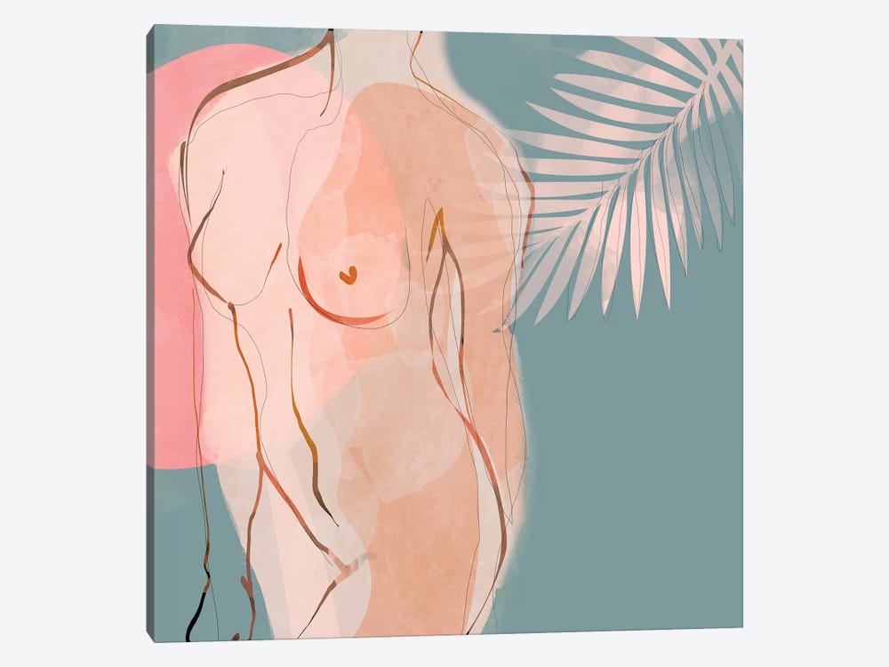 Nude Minimal by Ana Rut Bré 1-piece Canvas Artwork