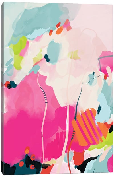 Pink Sky II Canvas Art Print - Colorful Abstracts